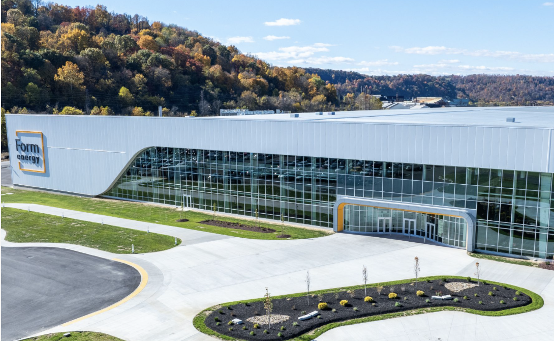 Form Energy manufacturing facility in Weirton, West Virginia